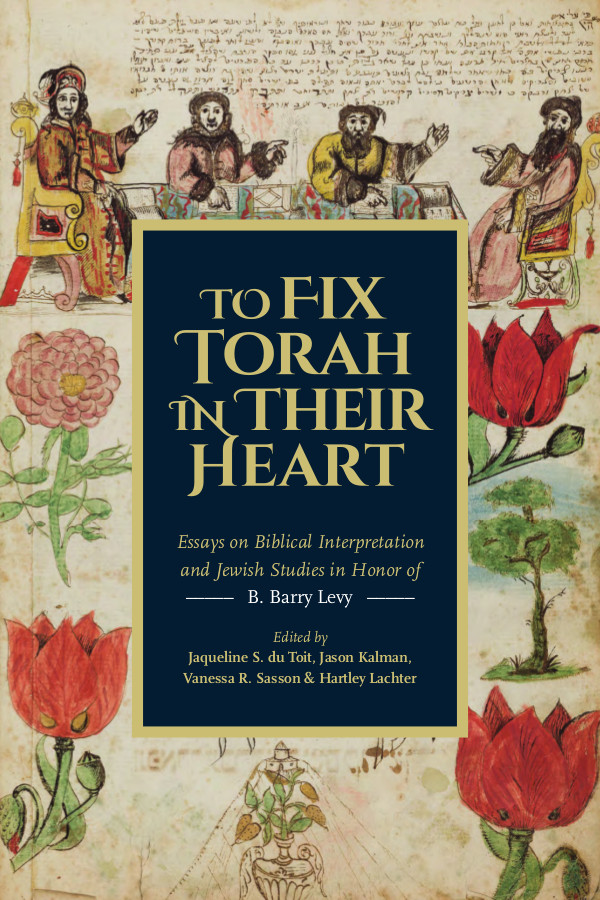 To Fix Torah in Their Hearts book cover